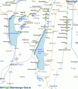 Karte Starnberger See so finden sie uns